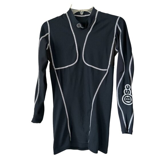 Body Glove Sun Protection & Rash Guards Black White Biking Top Stretch - Picture 1 of 8